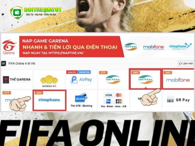 Chọn nhà mạng tương ứng