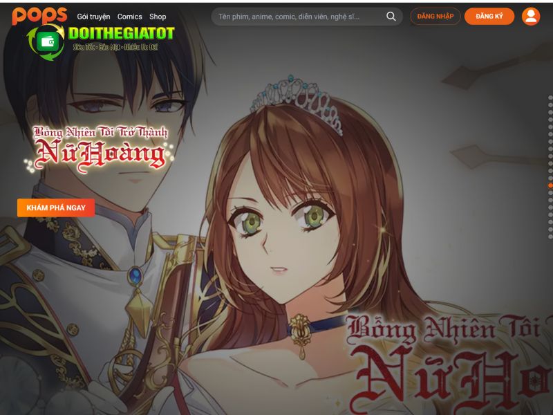 Pops Star là sao dùng để thanh toán cá gói trên website Pops