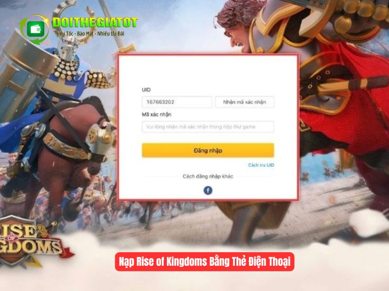 Đăng nhập tài khoản game của bạn