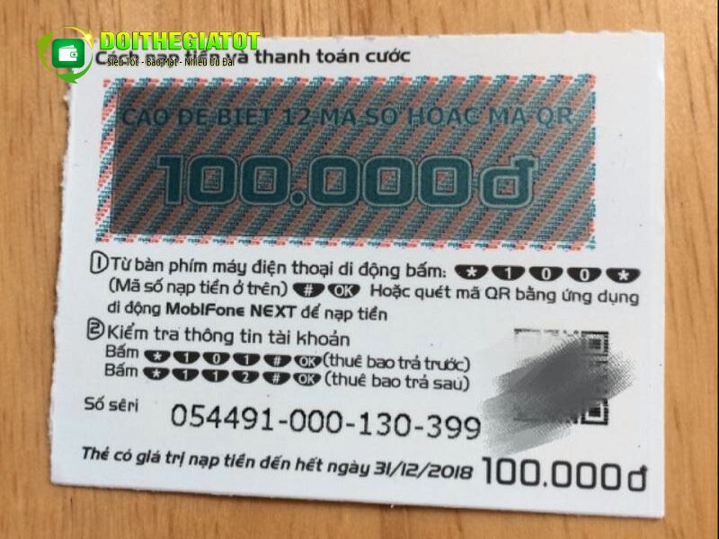Mạng Mobifone có thủ tục nạp thẻ điện thoại cho người khác rất đơn giản
