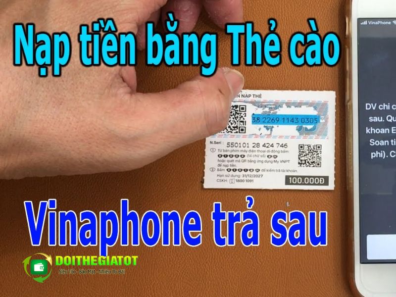 Soạn cú pháp: *188*0*Mã-thẻ-cào# rồi nhấn Gọi để hoàn tất nạp tiền vào thuê bao trả sau.