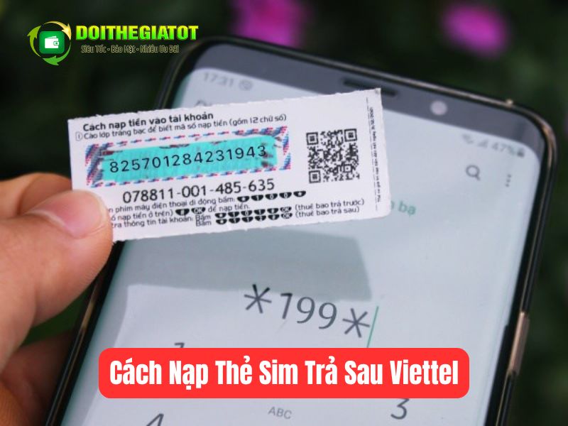 Cú pháp nạp thẻ sim trả sau Viettel